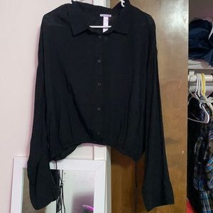 Savage X Fenty black button up